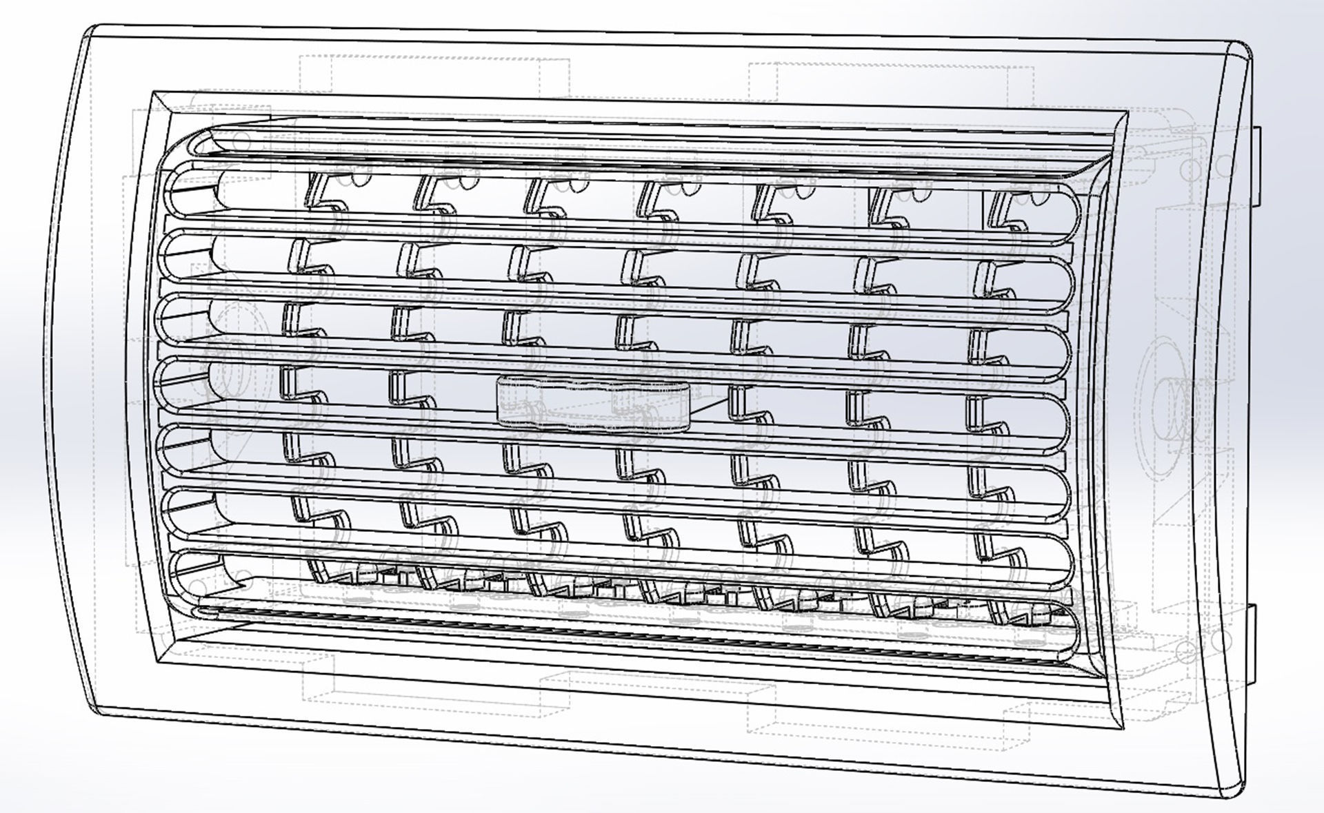 Classic Mini AC vent 3D print model_15