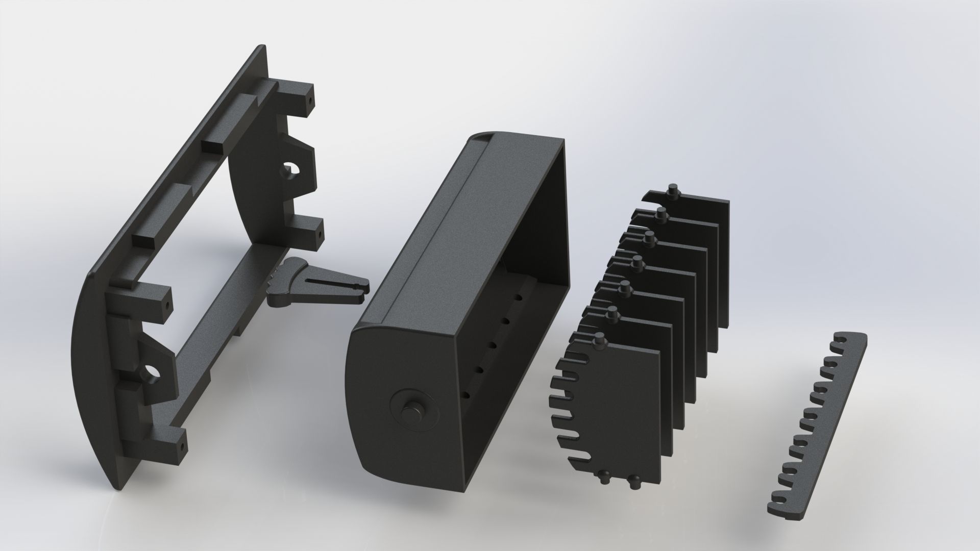 Classic Mini AC vent 3D print model_14