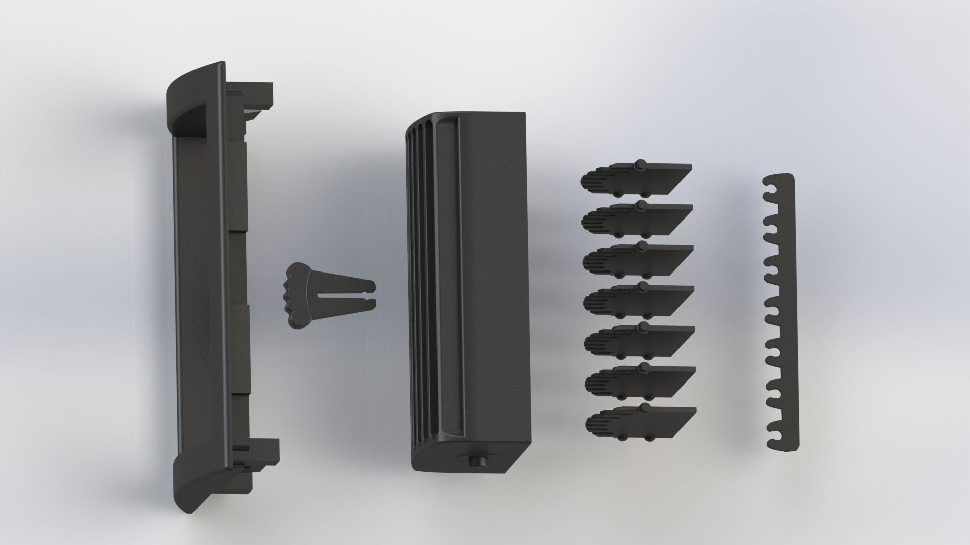 Classic Mini AC vent 3D print model_5