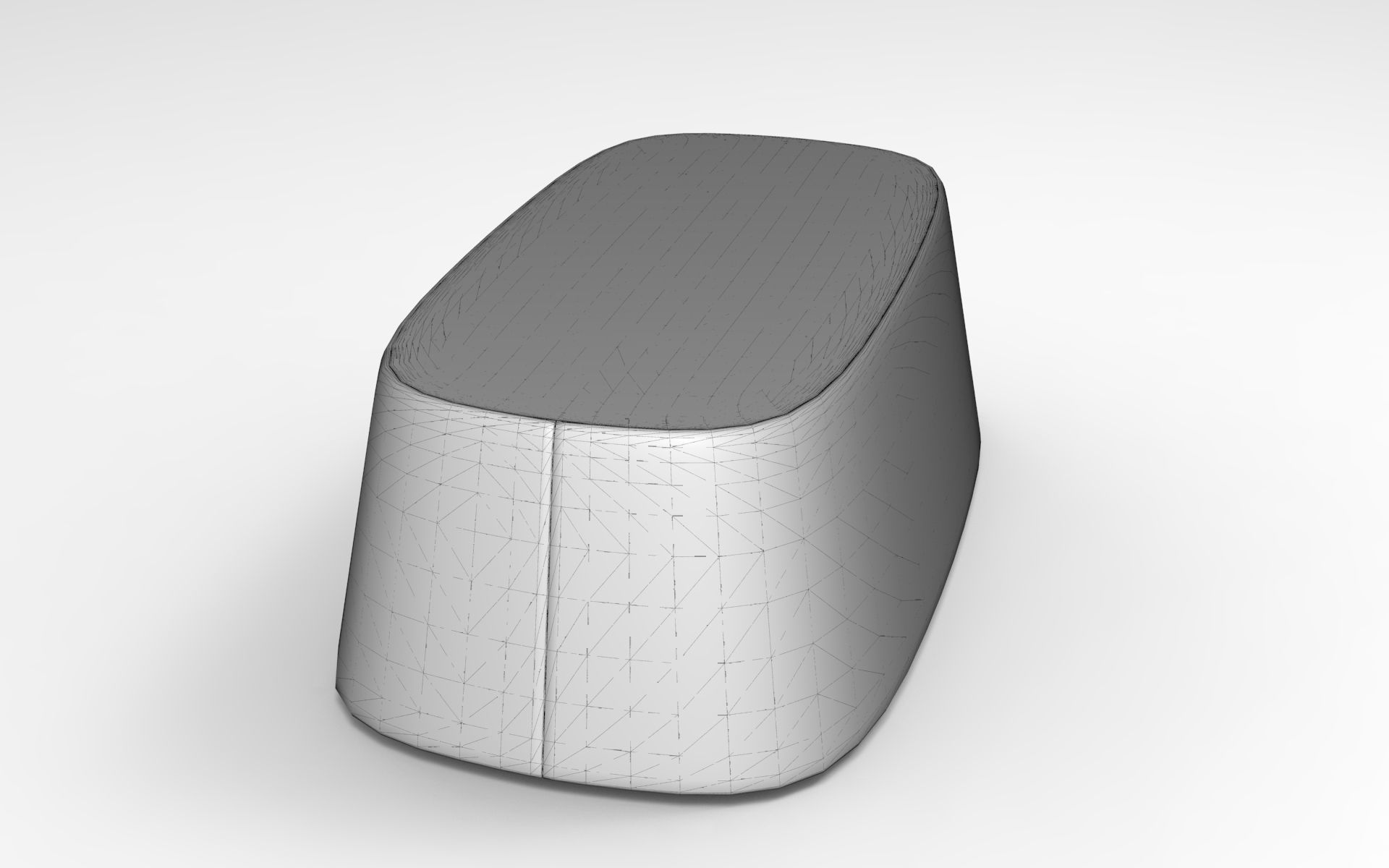 Flo Table Low-poly 3D model_6