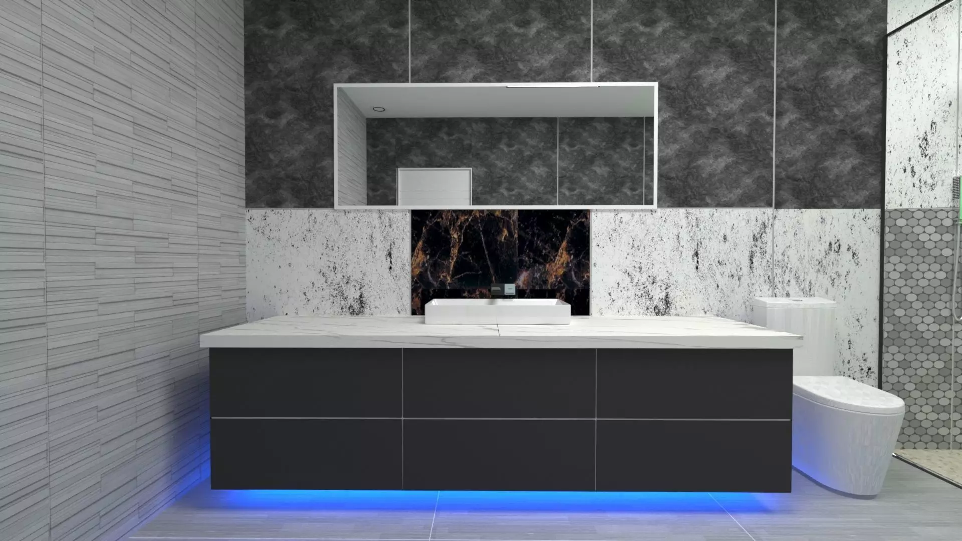 Luxury Bathroom 2021 3D model