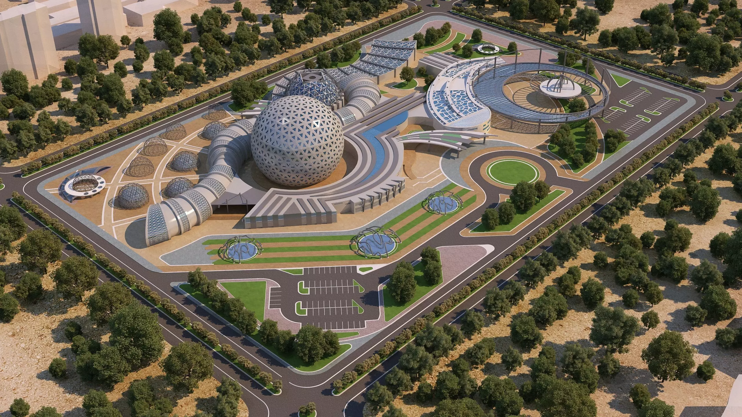 0076 - Air Education College - 2Ds Plans - 3Ds Files 3D model