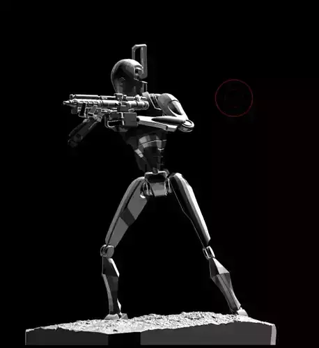 Star wars BX series Commando droid 3D print model