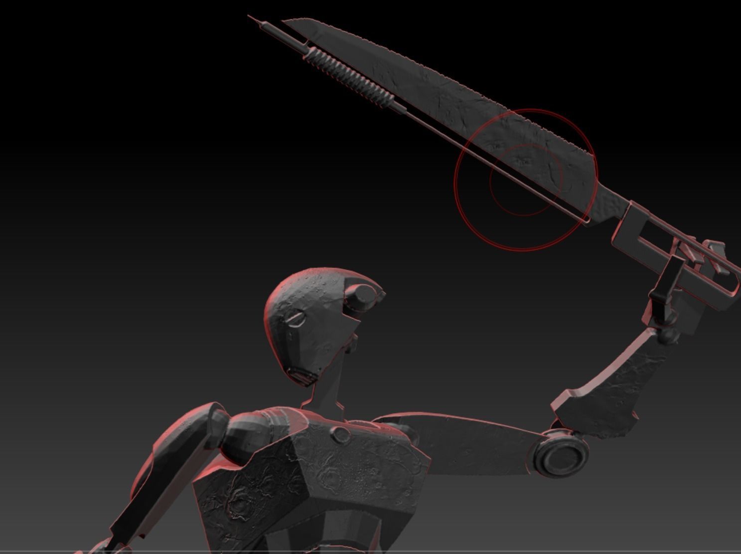 Star wars BX series Commando droid 3D print model_5