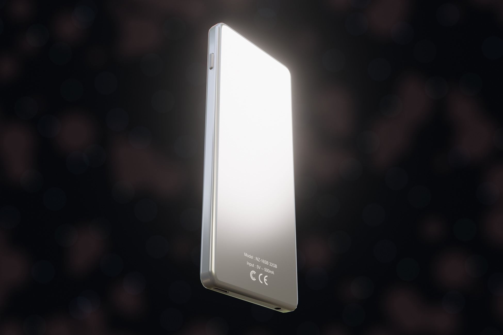 iPod Music Player Low-poly 3D model_40