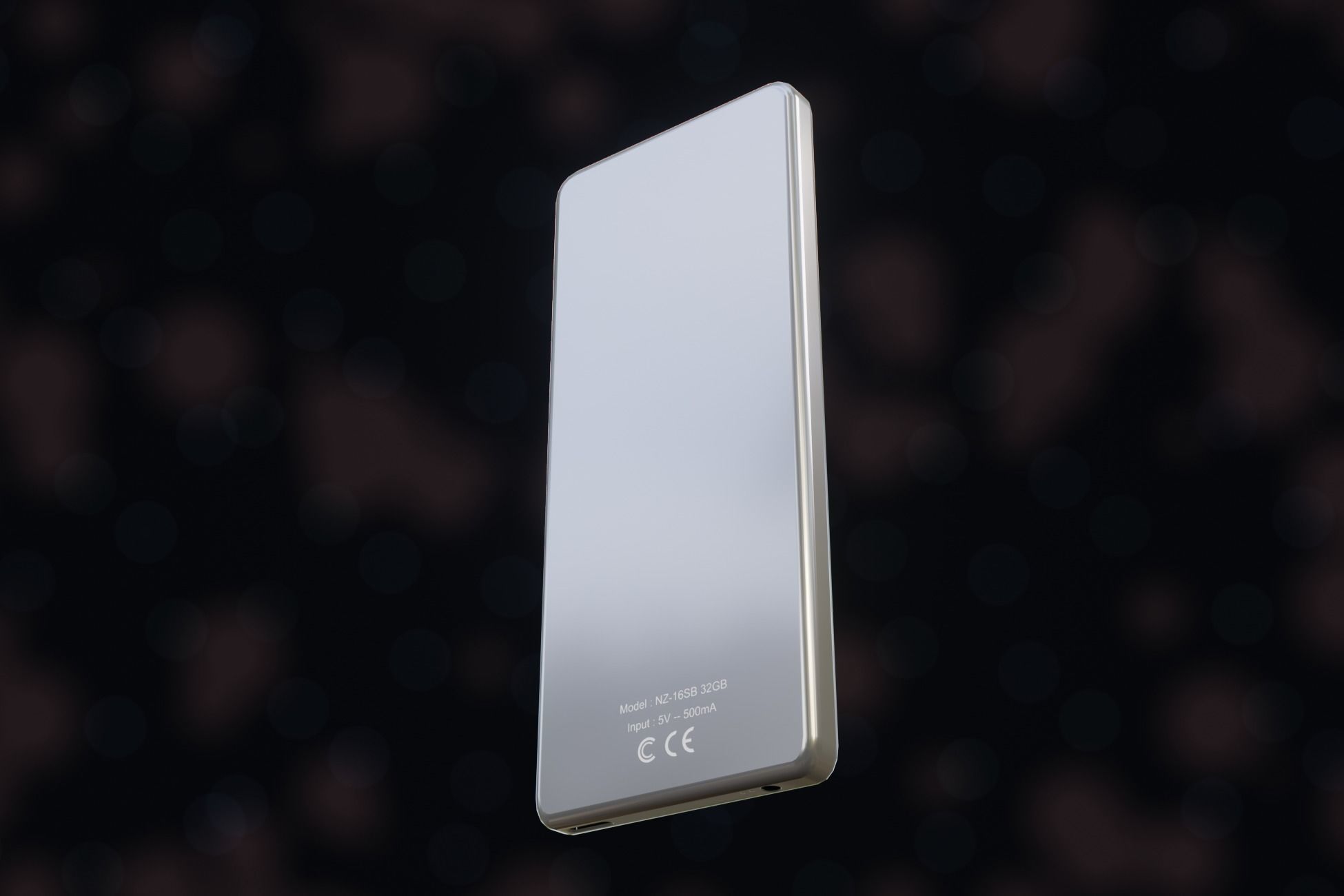 iPod Music Player Low-poly 3D model_32