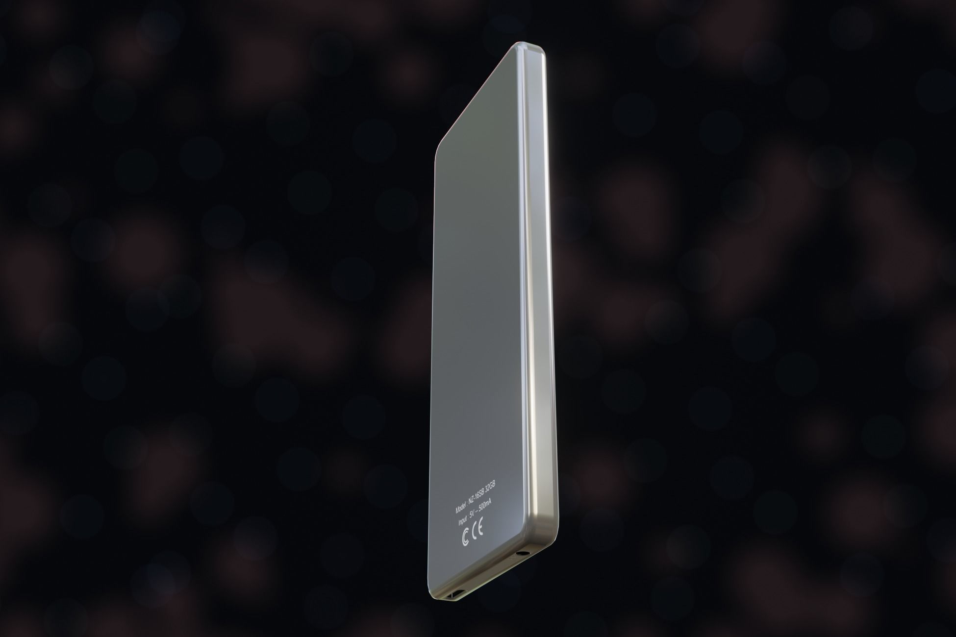 iPod Music Player Low-poly 3D model_35