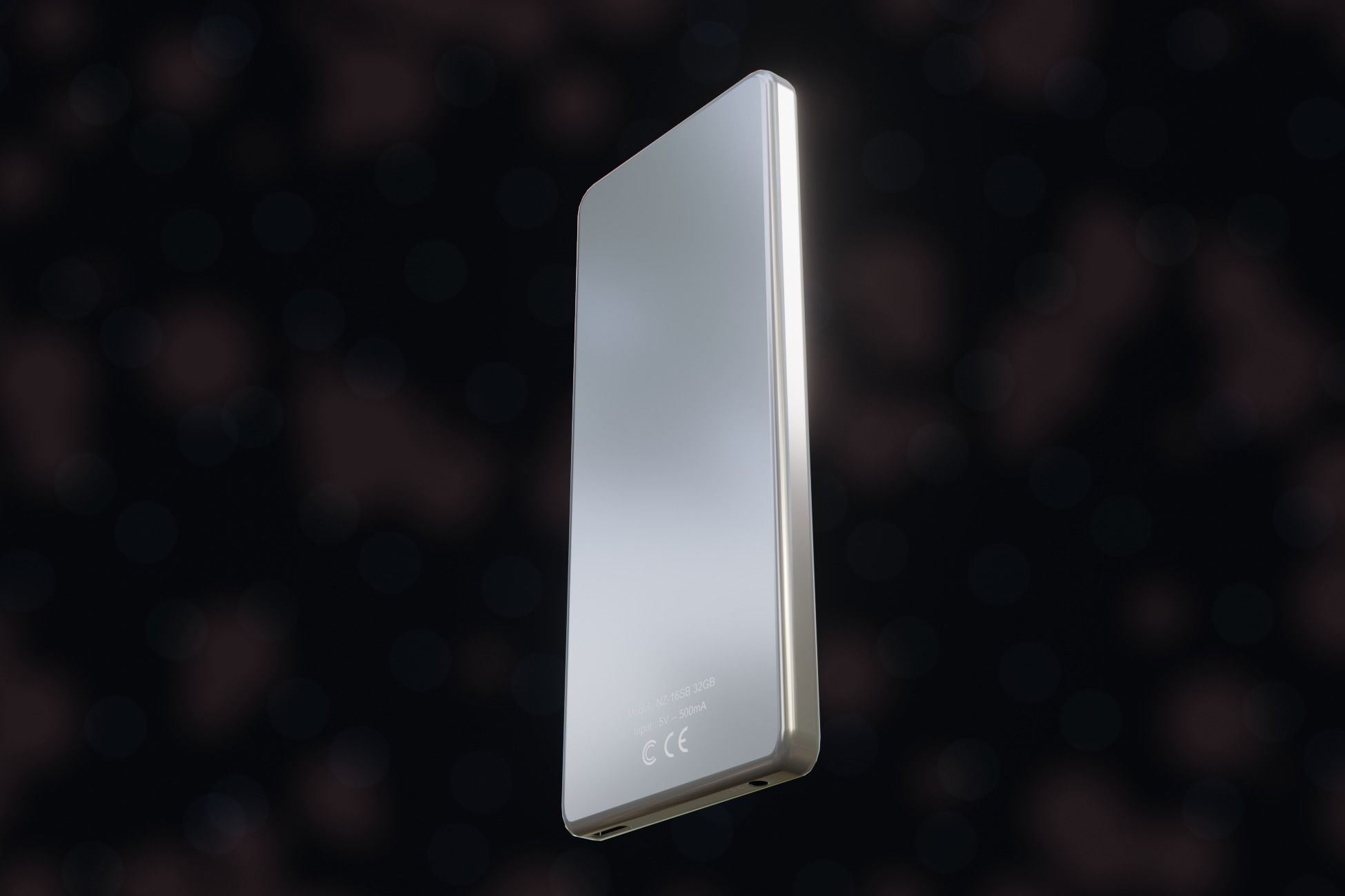 iPod Music Player Low-poly 3D model_8