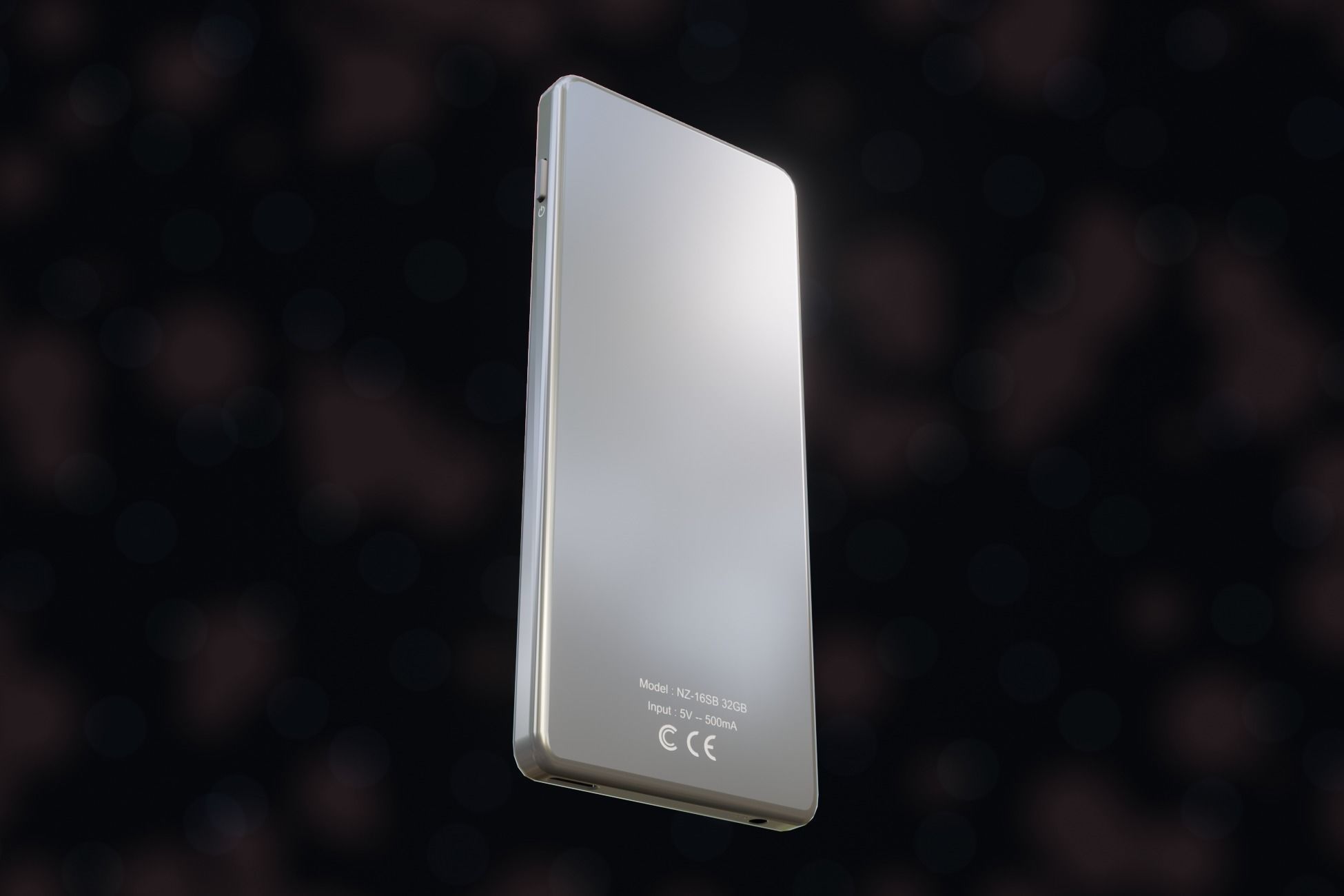 iPod Music Player Low-poly 3D model_16