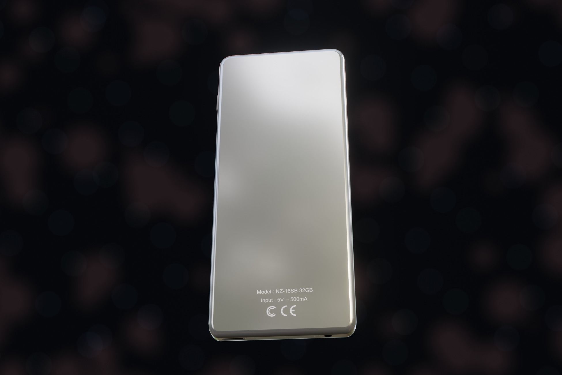 iPod Music Player Low-poly 3D model_11