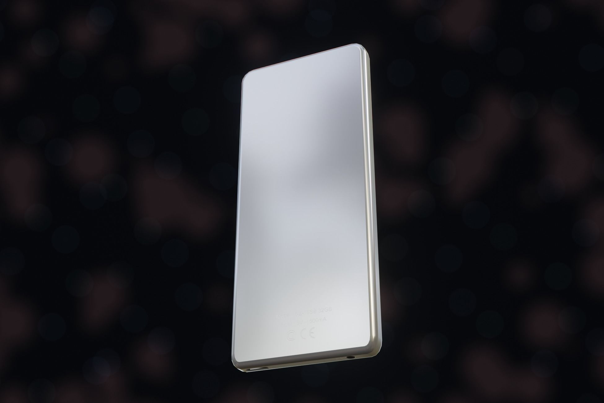 iPod Music Player Low-poly 3D model_3