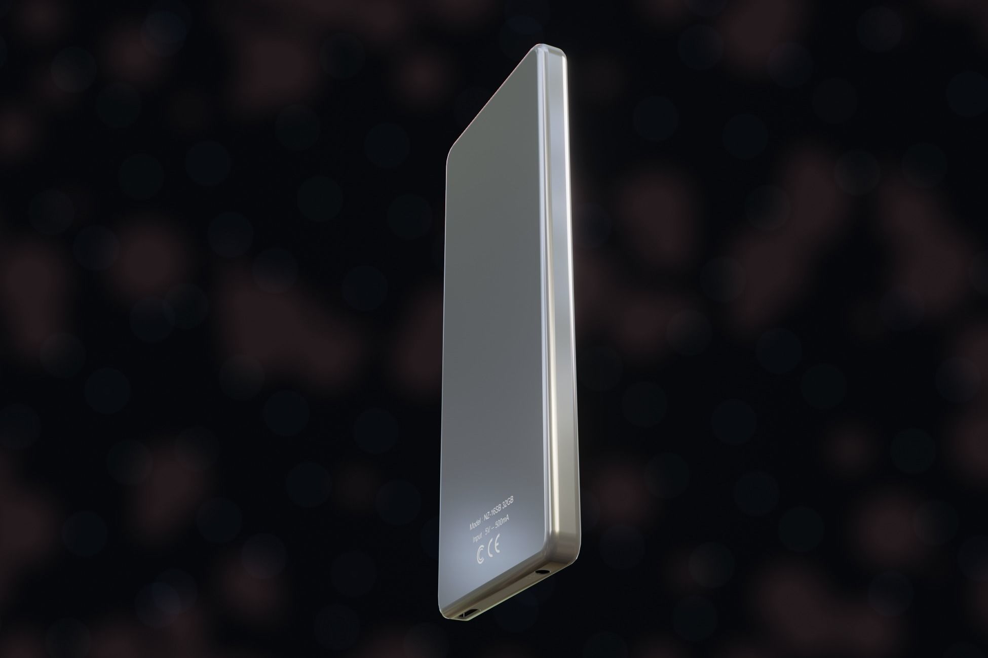 iPod Music Player Low-poly 3D model_7