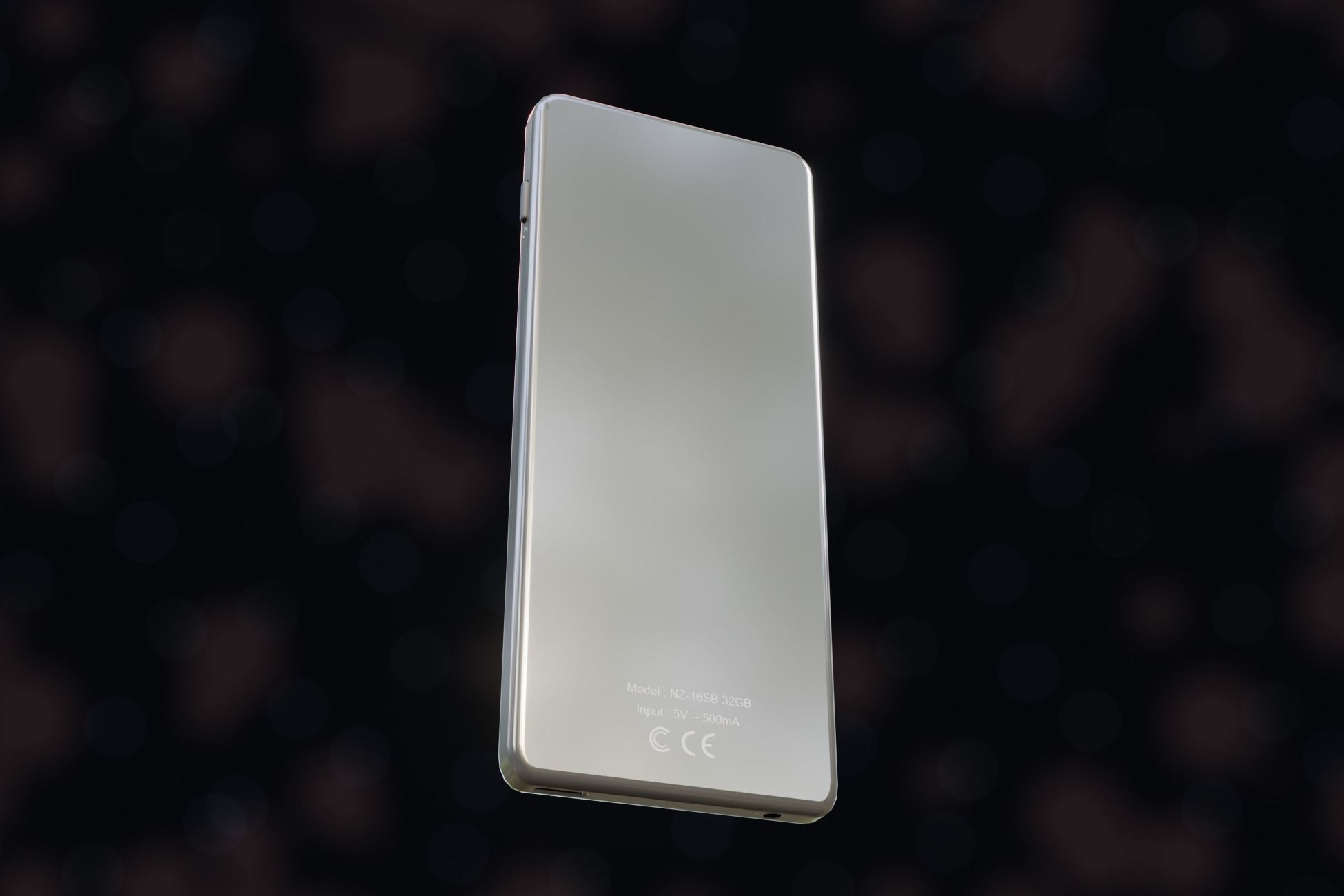 iPod Music Player Low-poly 3D model_13