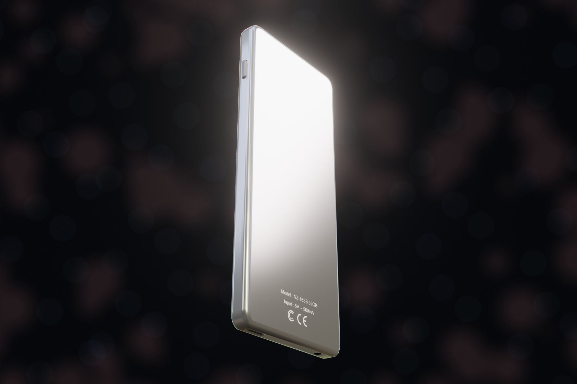 iPod Music Player Low-poly 3D model_15