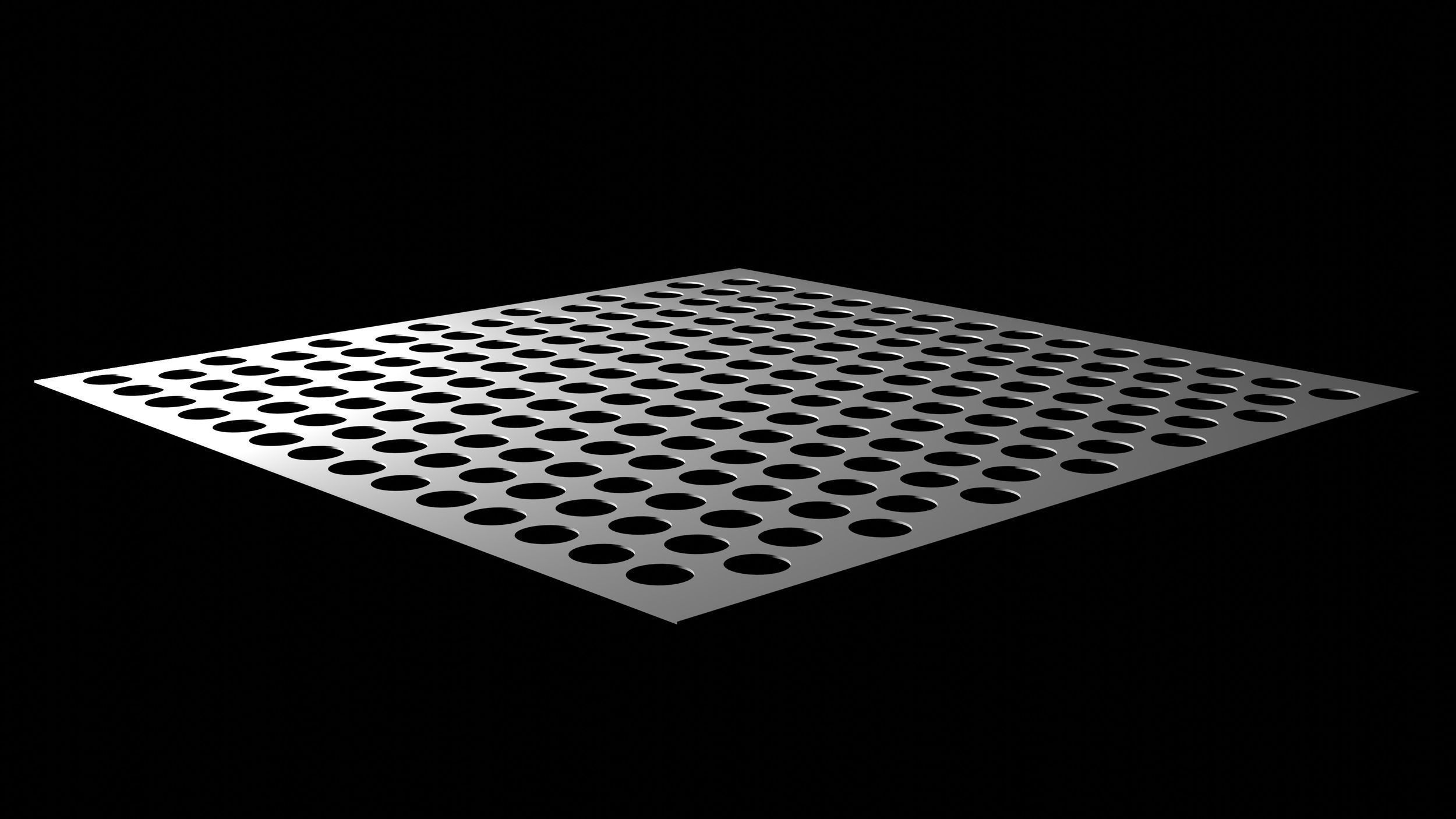 Perforated panel with 39 percent of opening 3D model_4
