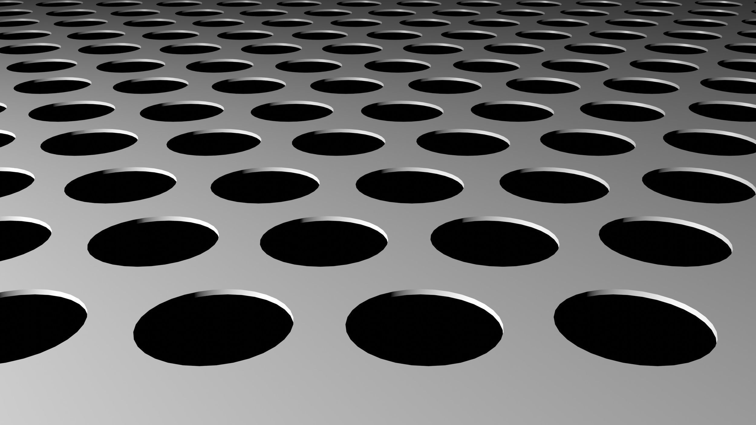 Perforated panel with 39 percent of opening 3D model_2