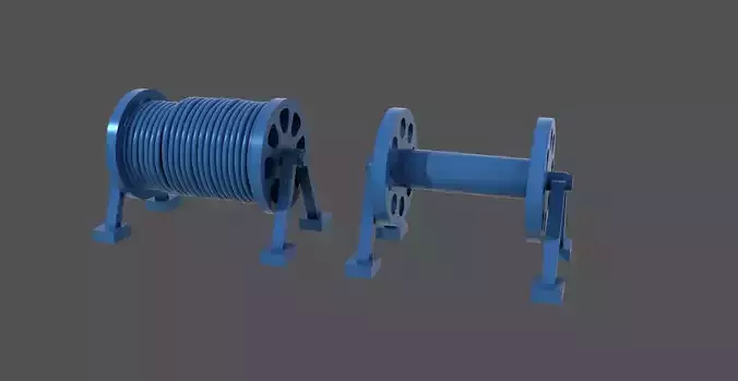 Naval hose reels - Personal license - 1-200 scale 3D print model