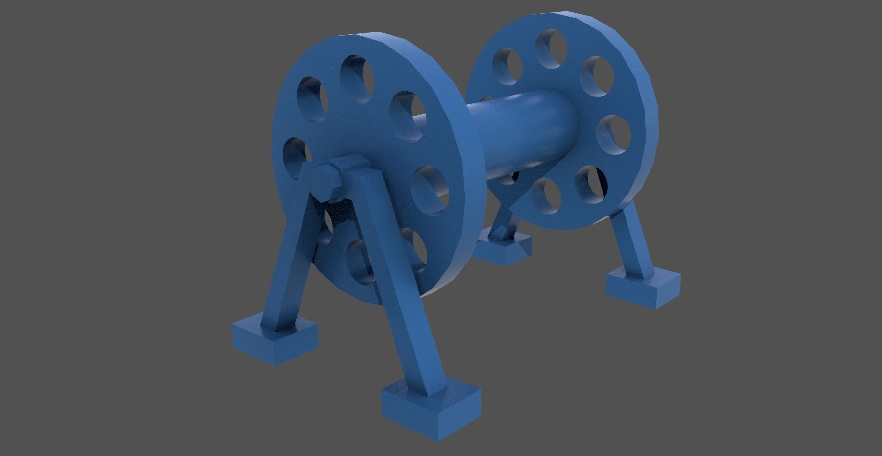 Naval hose reels - Personal license - 1-200 scale 3D print model_7
