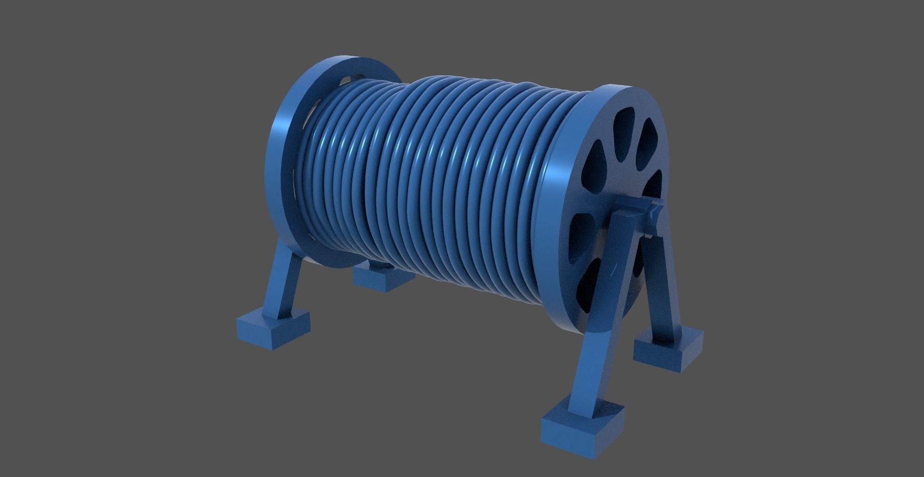 Naval hose reels - Personal license - 1-200 scale 3D print model_1