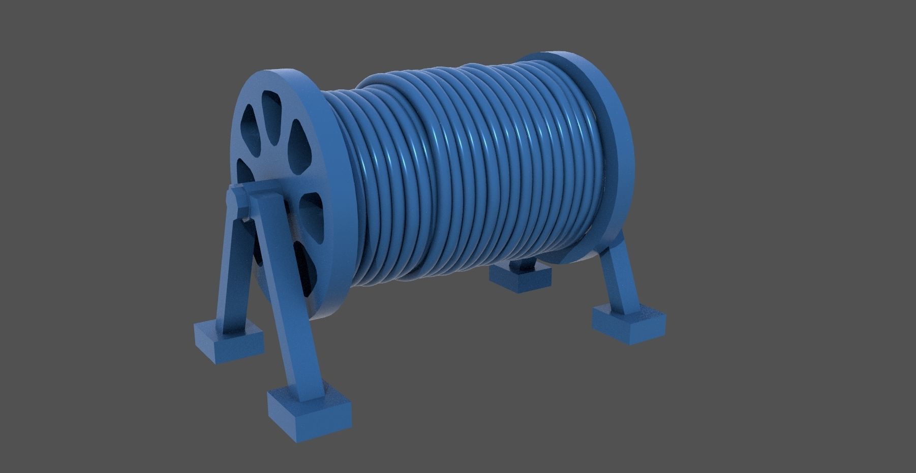 Naval hose reels - Personal license - 1-200 scale 3D print model_2