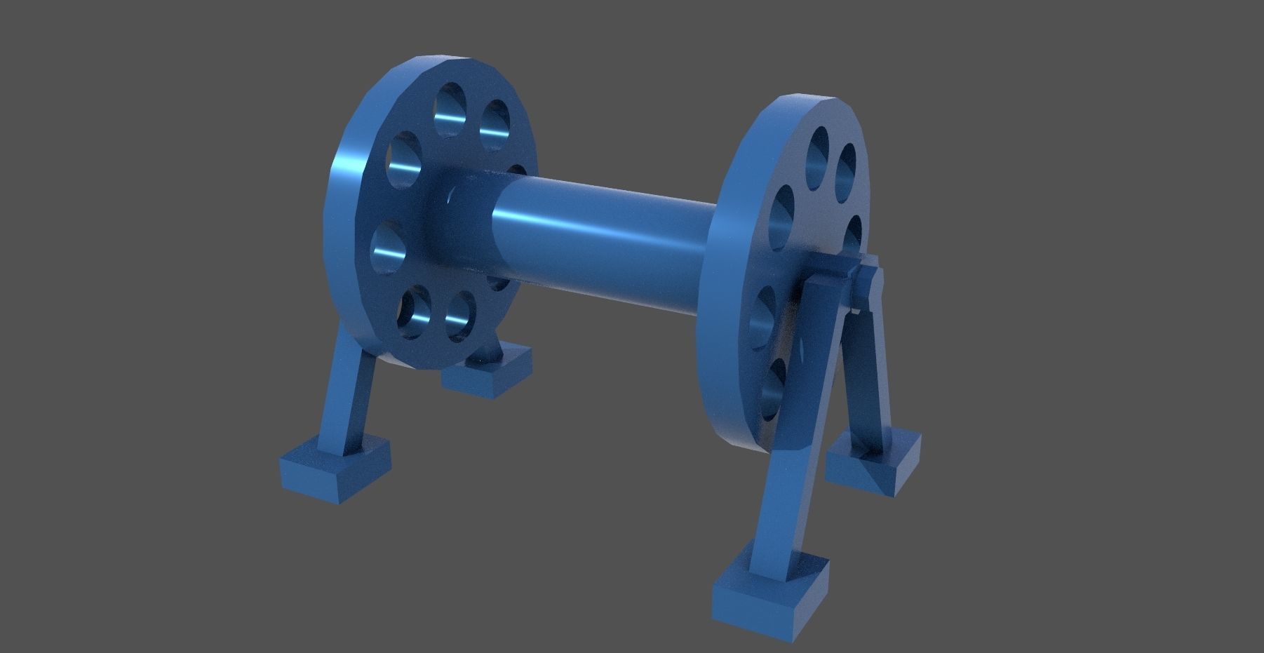 Naval hose reels - Personal license - 1-200 scale 3D print model_6