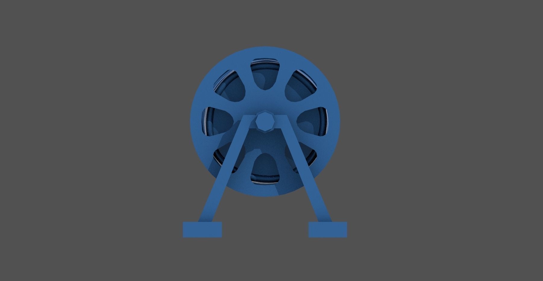 Naval hose reels - Personal license - 1-200 scale 3D print model_4