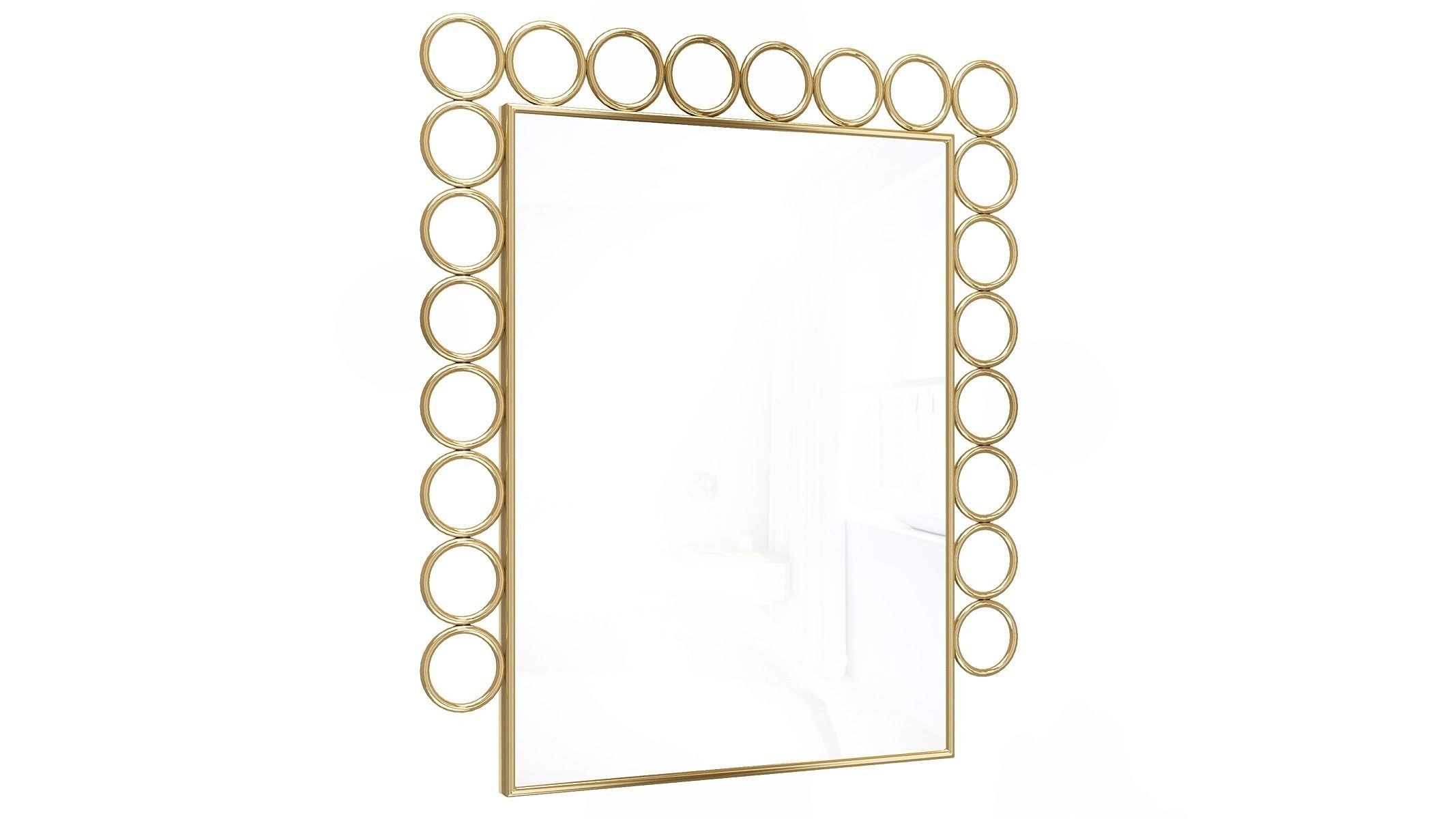 Mirror in a metal frame GZ-M1037 3D model_1