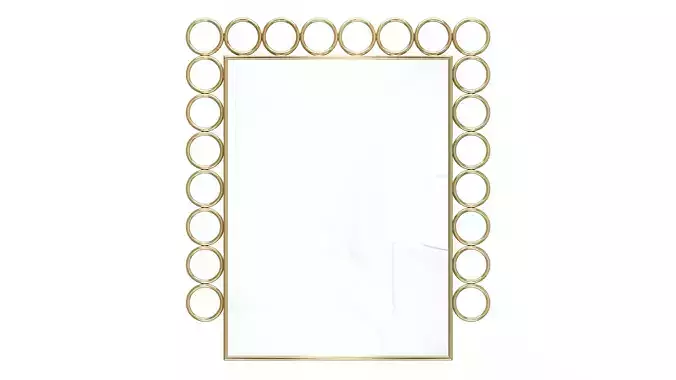 Mirror in a metal frame GZ-M1037