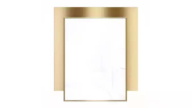 Mirror in a metal frame GZ-M1038
