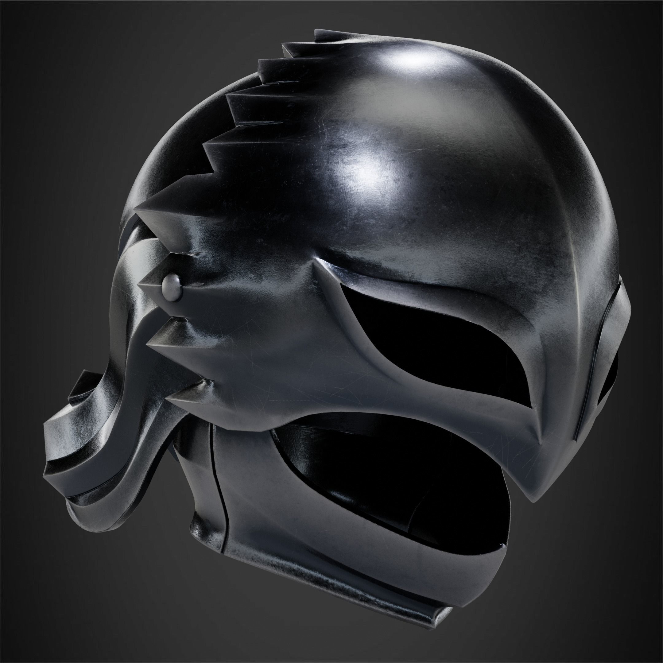 Berserk Griffith Helmet for Cosplay 3D print model_2