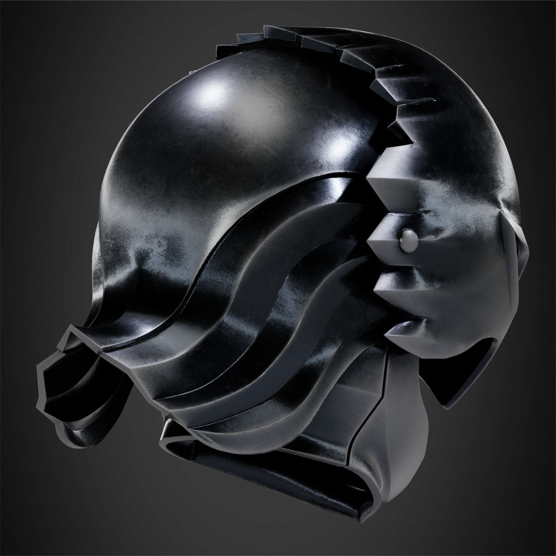 Berserk Griffith Helmet for Cosplay 3D print model_5