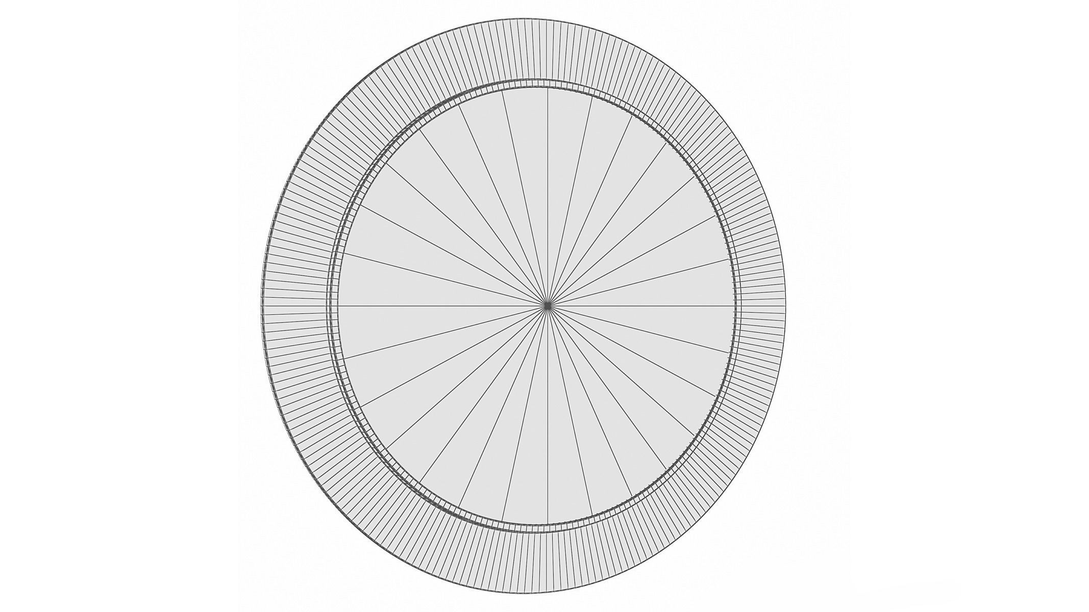 Mirror in a metal frame GZ-M1040 3D model_4
