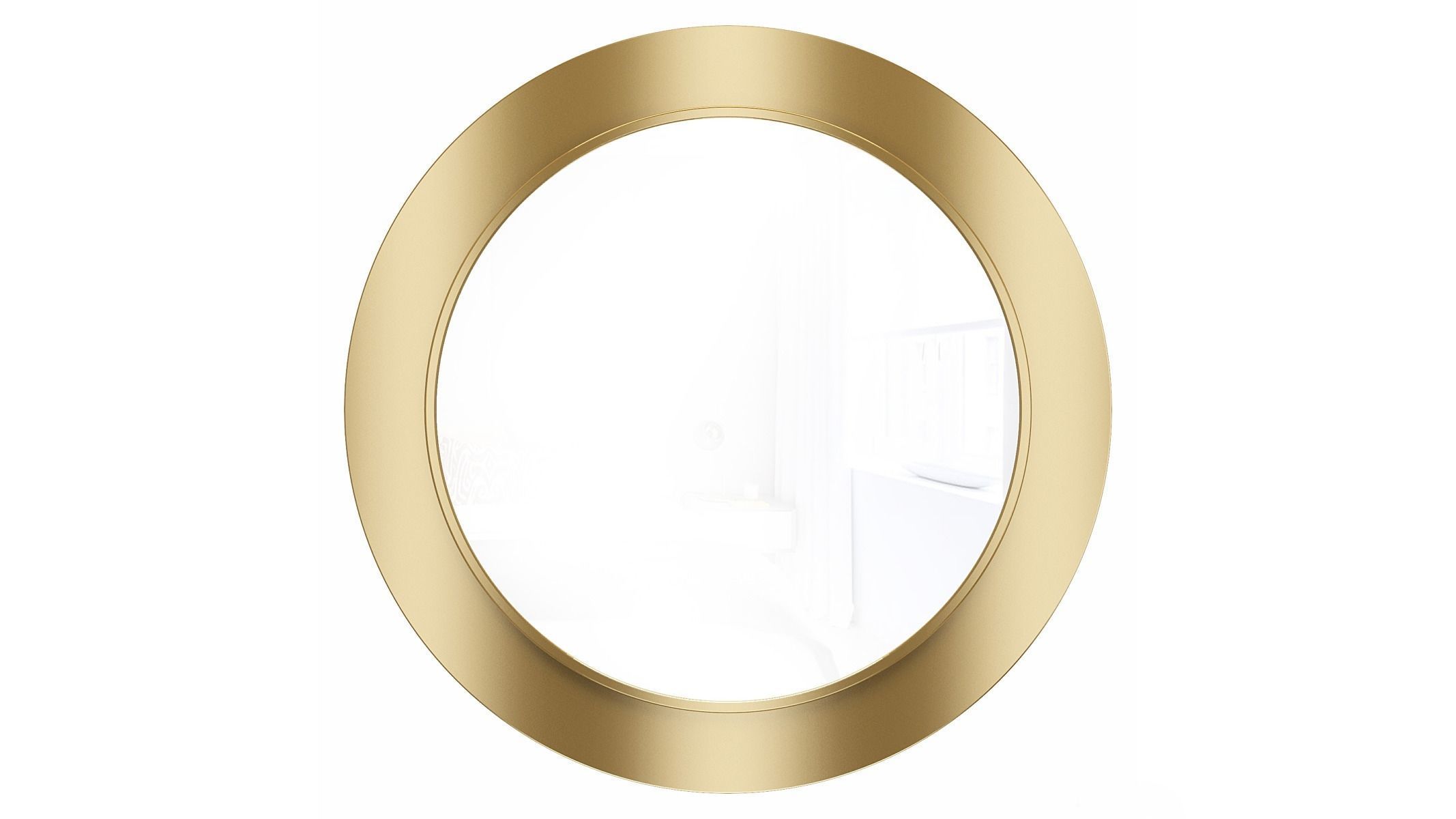 Mirror in a metal frame GZ-M1040 3D model_2