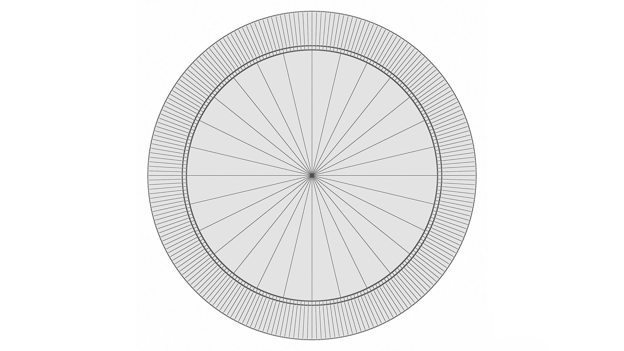 Mirror in a metal frame GZ-M1040 3D model_5