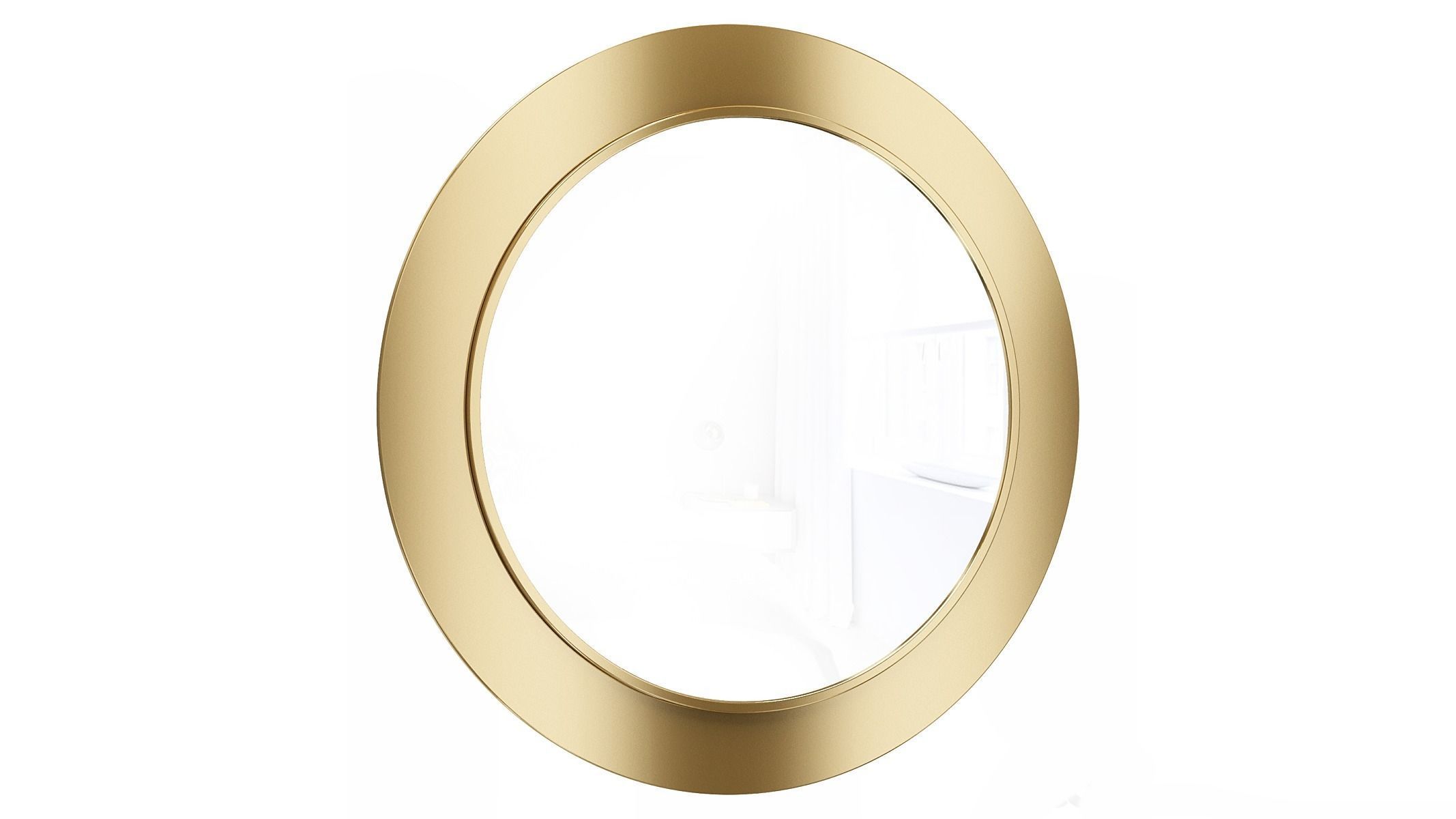 Mirror in a metal frame GZ-M1040 3D model_3