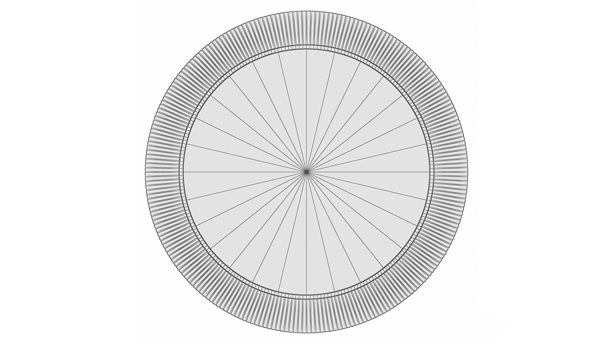 Mirror in a metal frame GZ-M1041 3D model_5