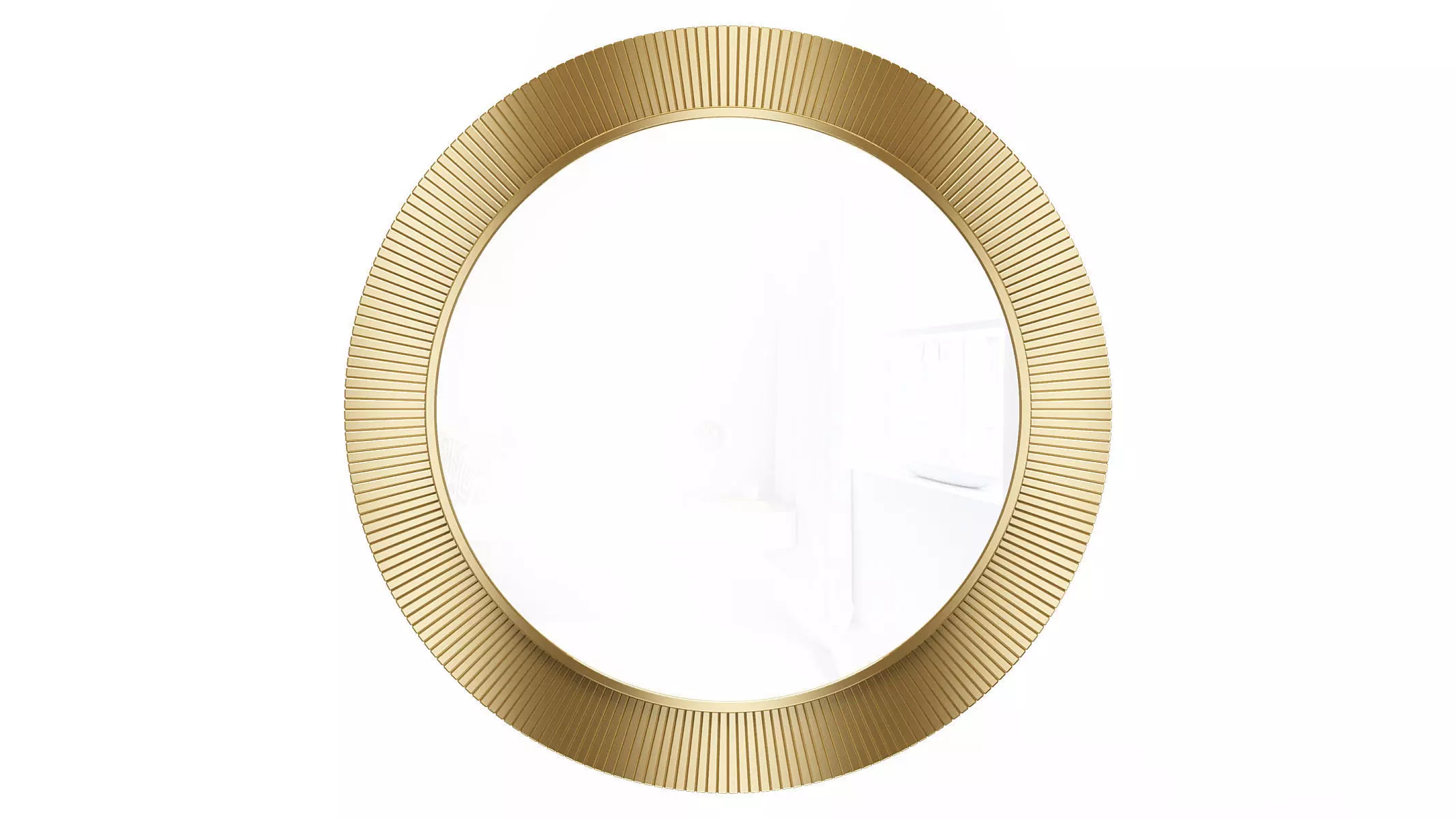 Mirror in a metal frame GZ-M1041 3D model_0