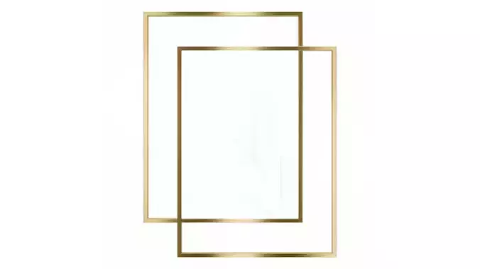 Mirror in a metal frame GZ-M1045