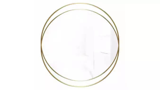 Mirror in a metal frame GZ-M1047