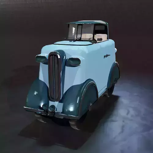 Stylized Vintage Car
