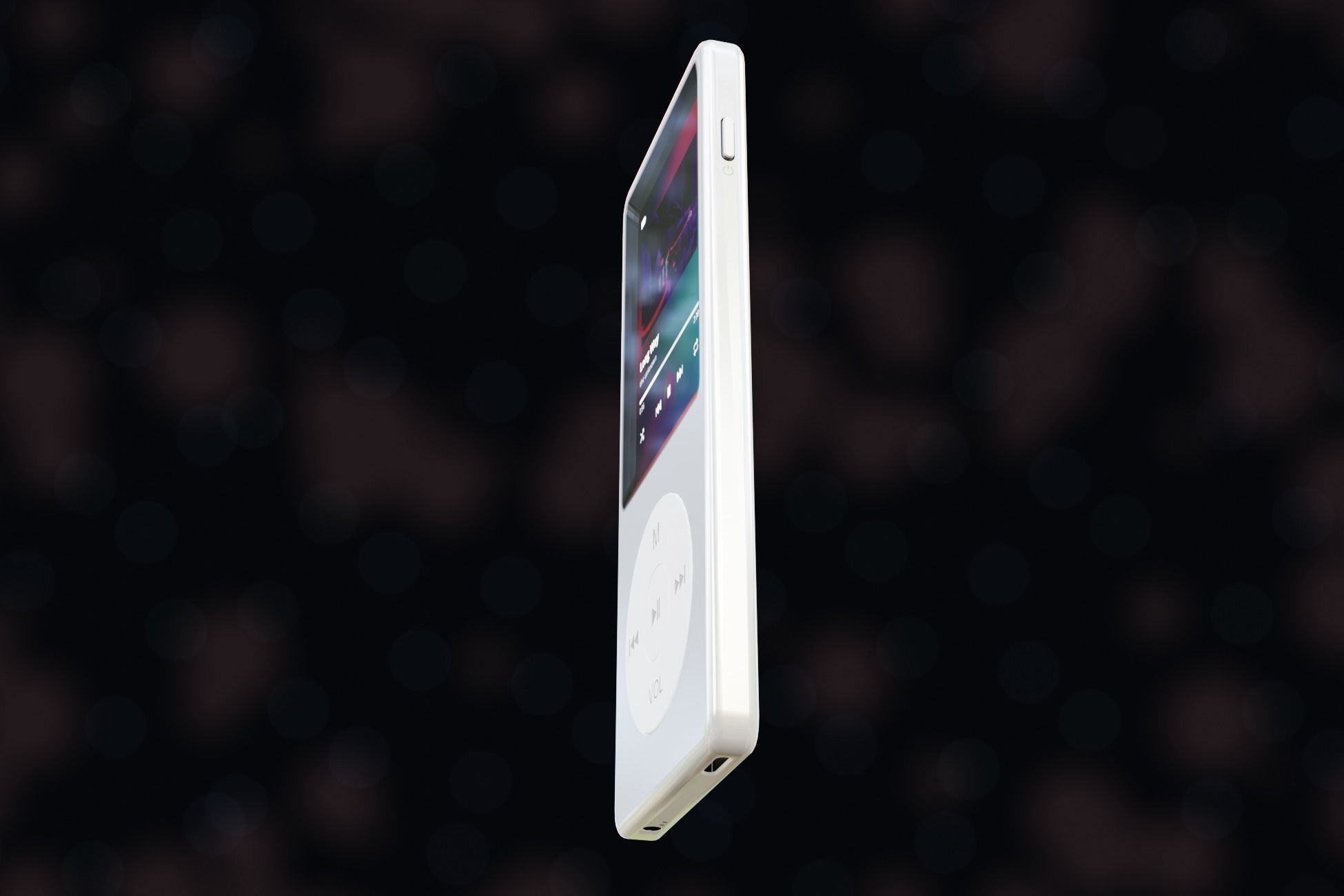 iPod Music Player Low-poly 3D model_44