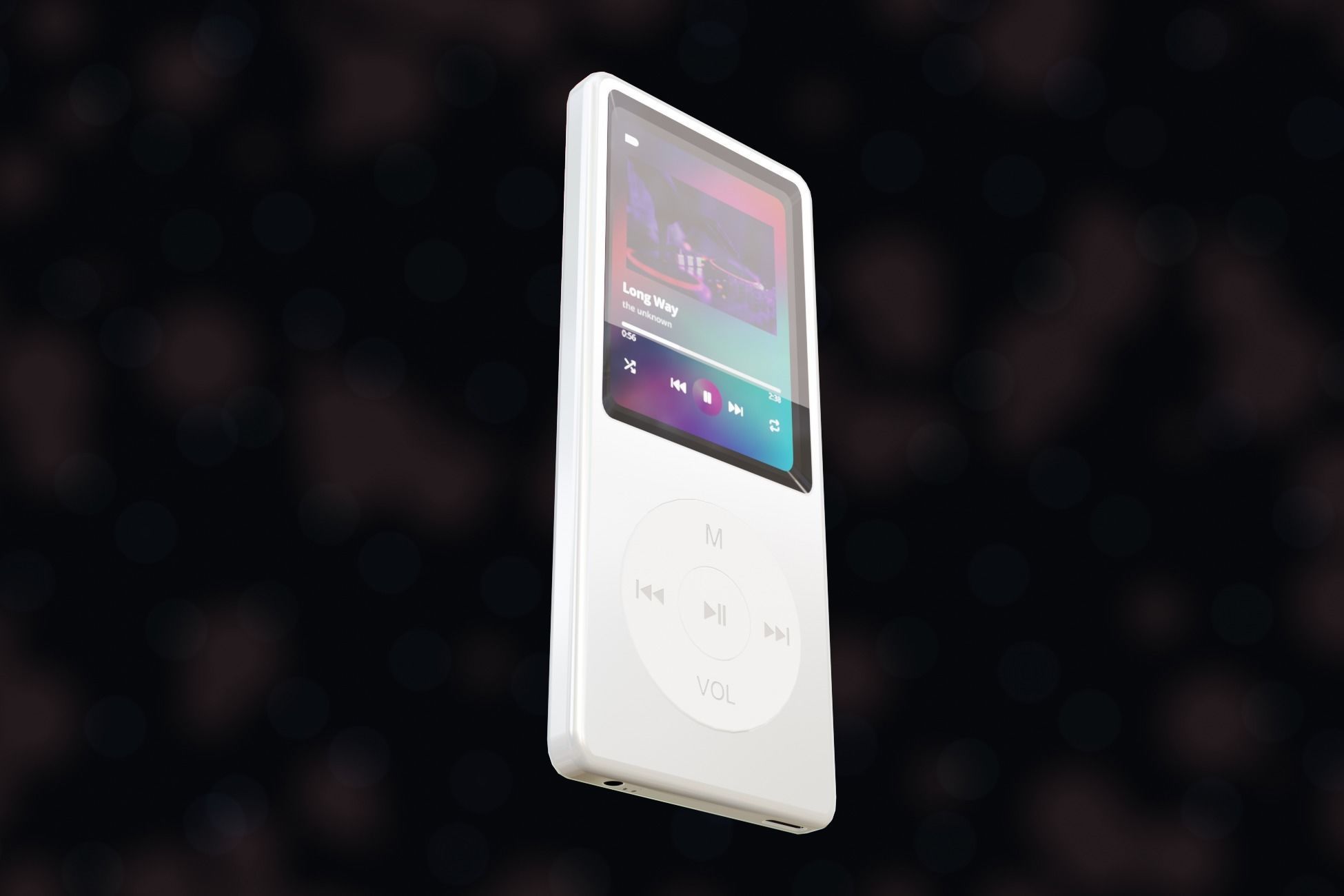 iPod Music Player Low-poly 3D model_53