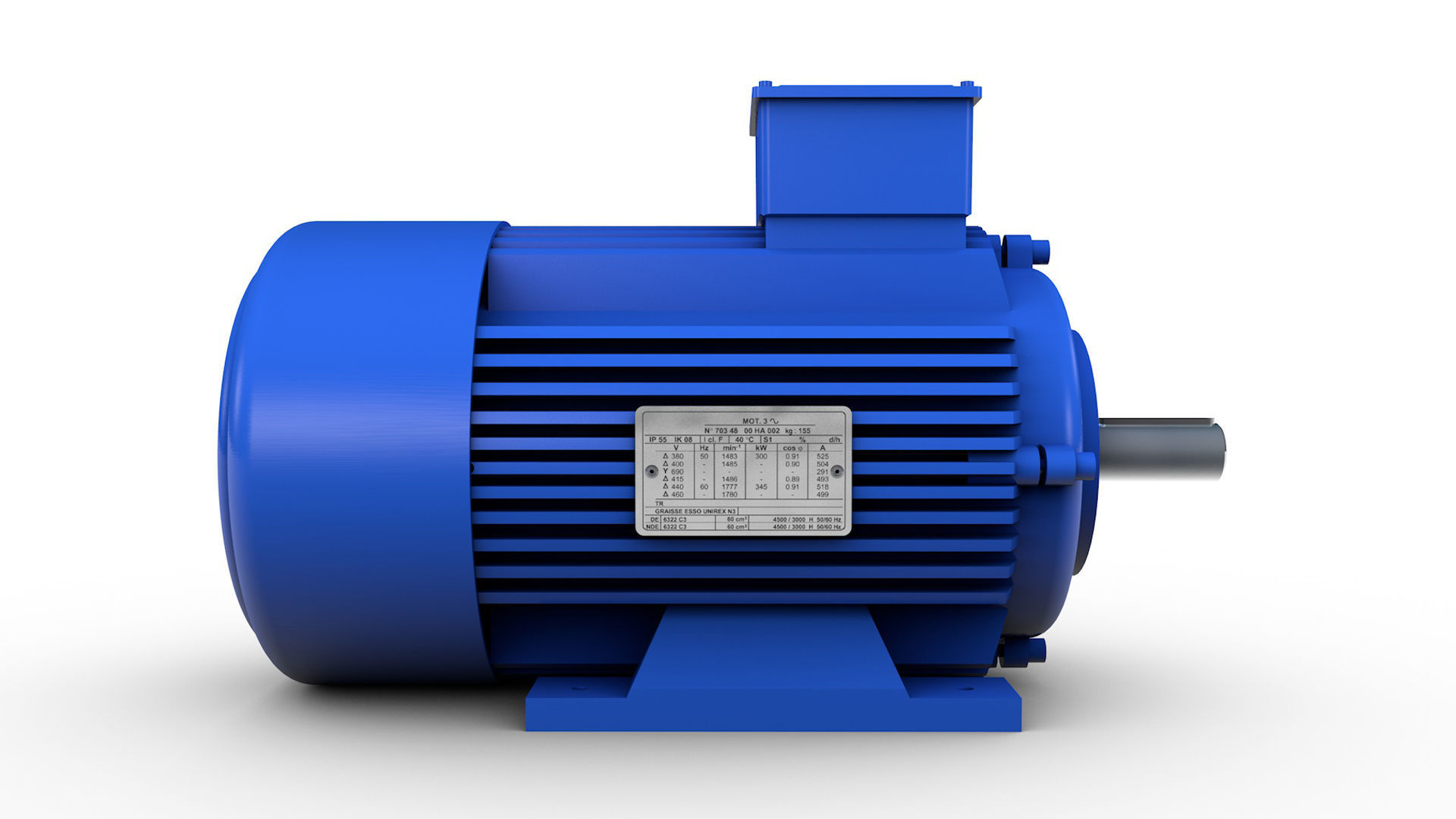 Electric motor 3D model_1