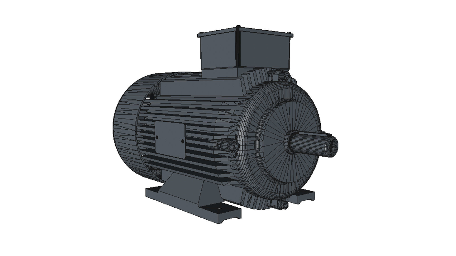 Electric motor 3D model_5