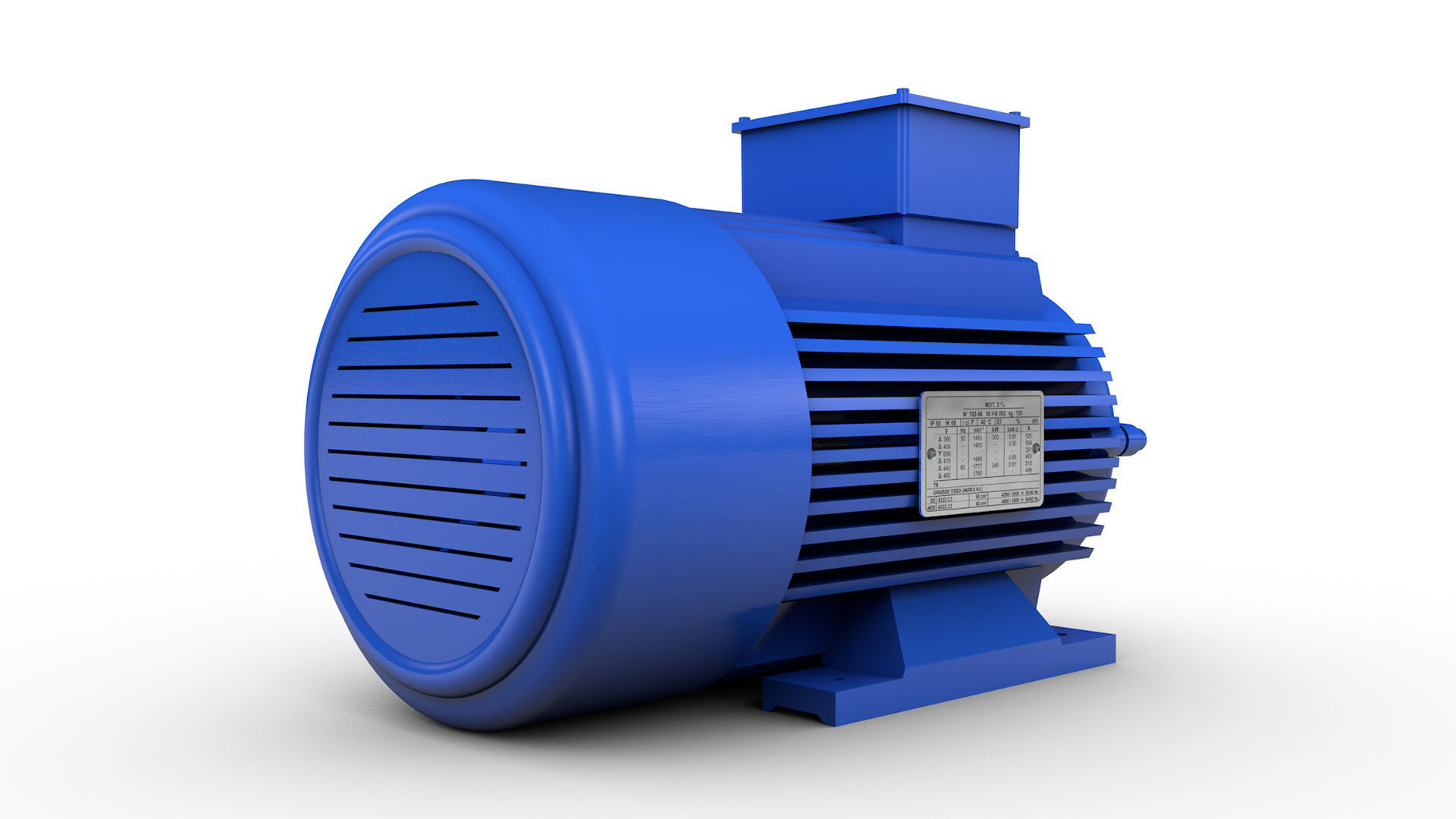 Electric motor 3D model_4