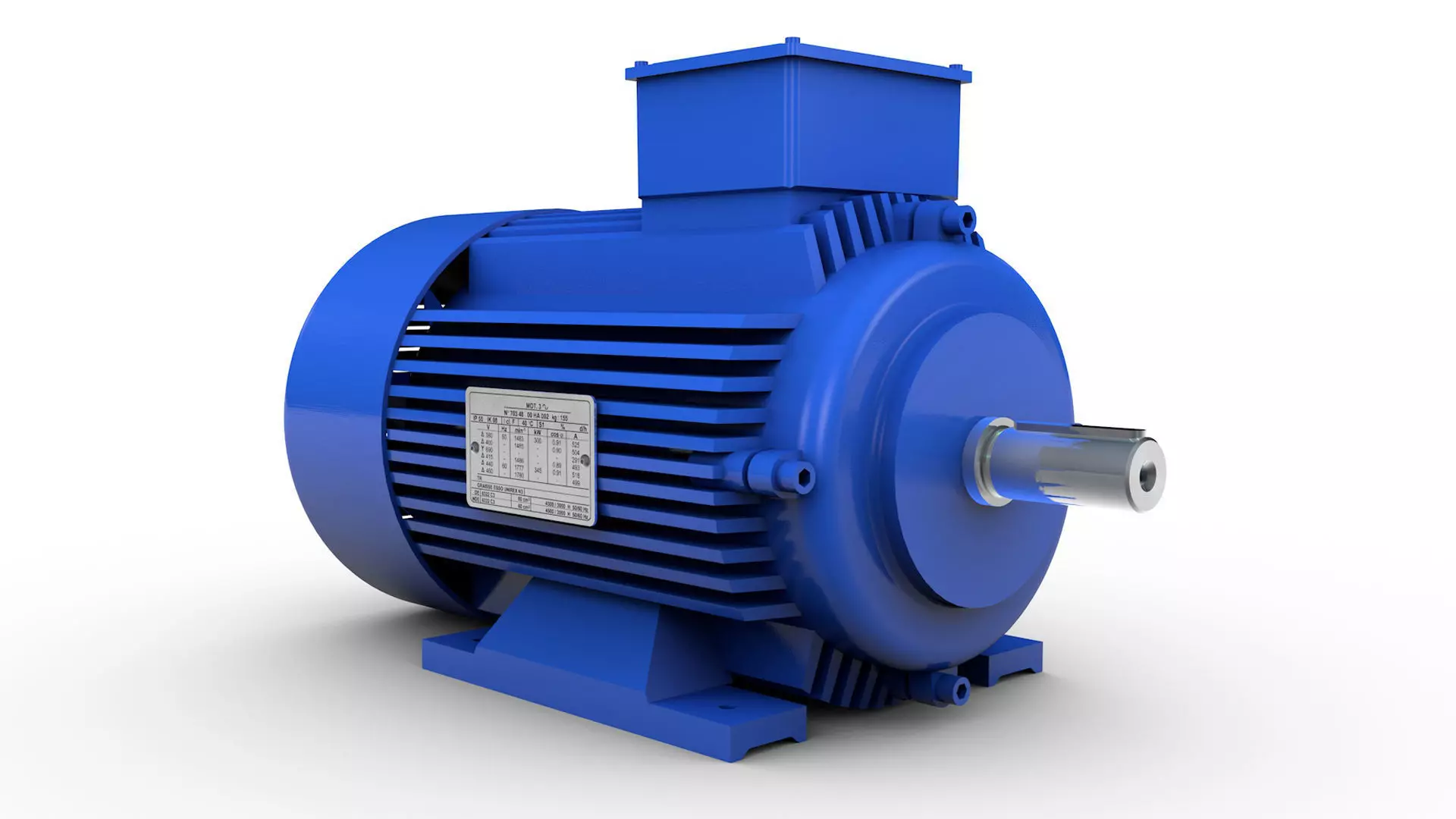 Electric motor 3D model_0