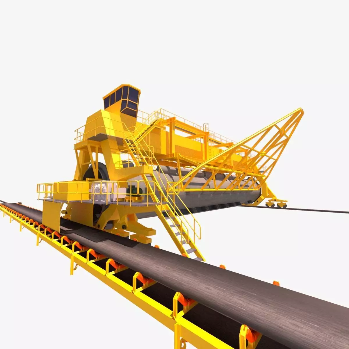 Retomadora cacambas 3D model