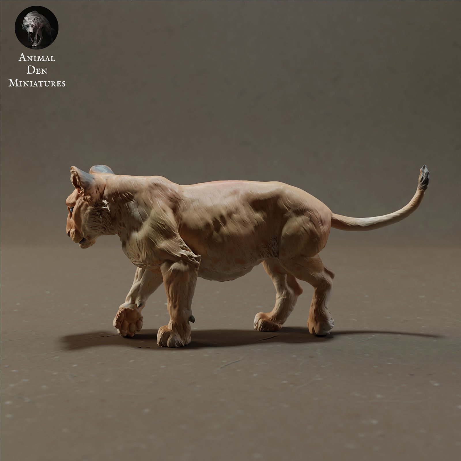 Lion Cub 3D print model_1