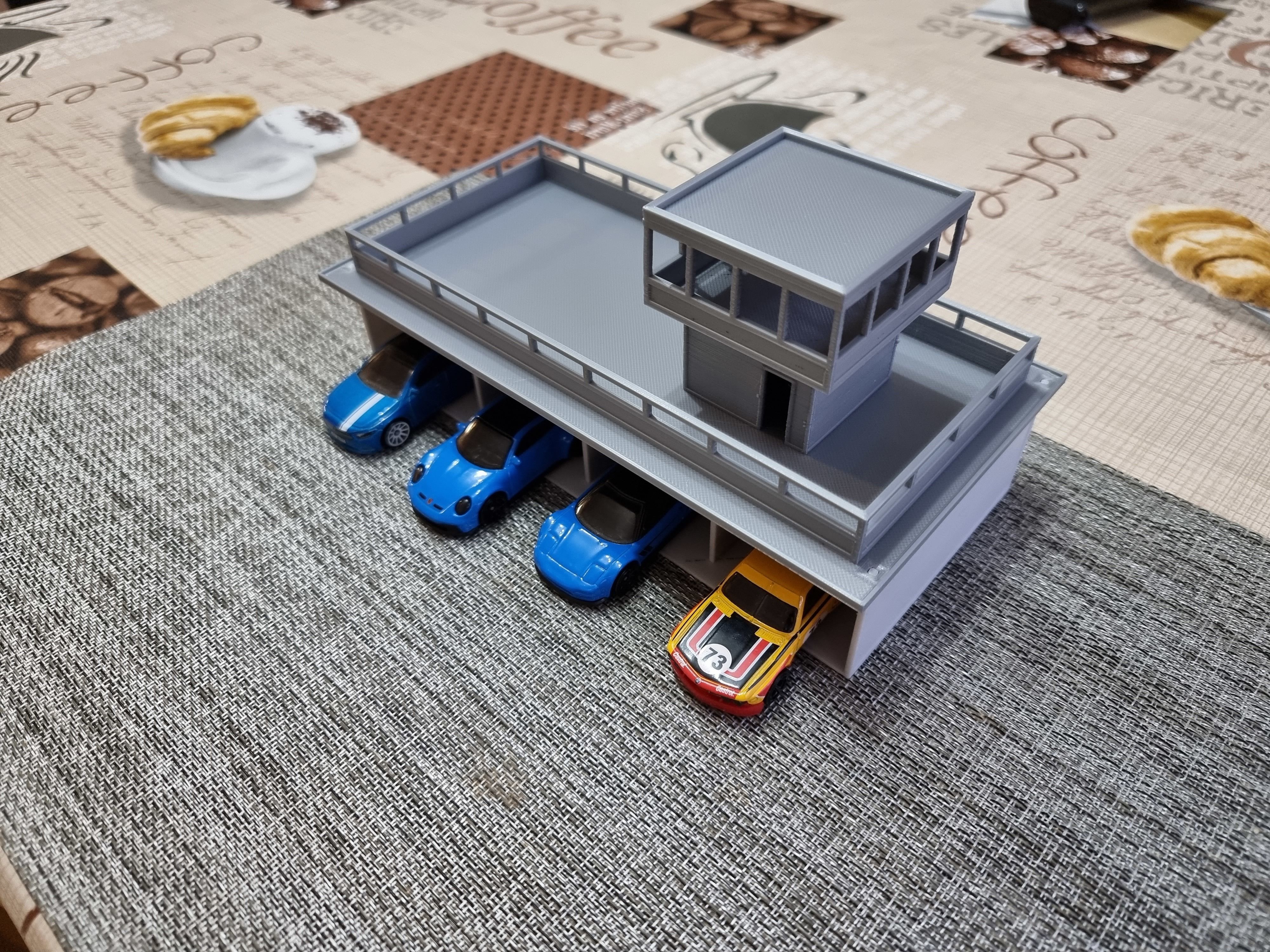 Pit stop garage 1 64 3D model 3D printable | CGTrader