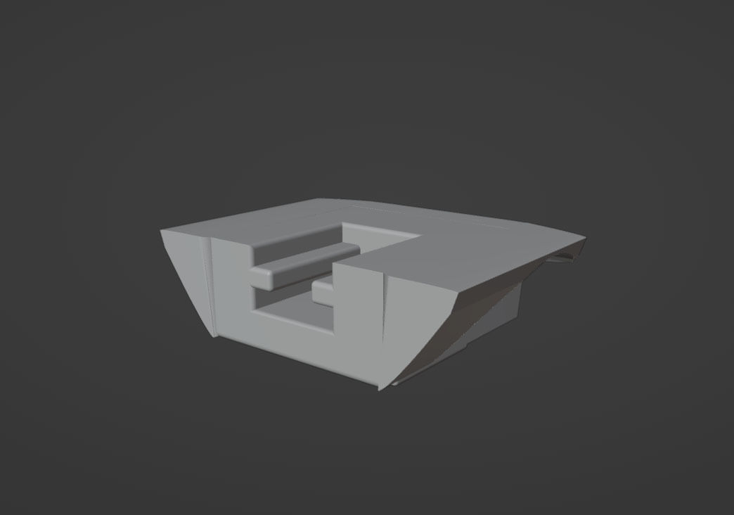 Jinbao Devastator knee adapter 3D model_1
